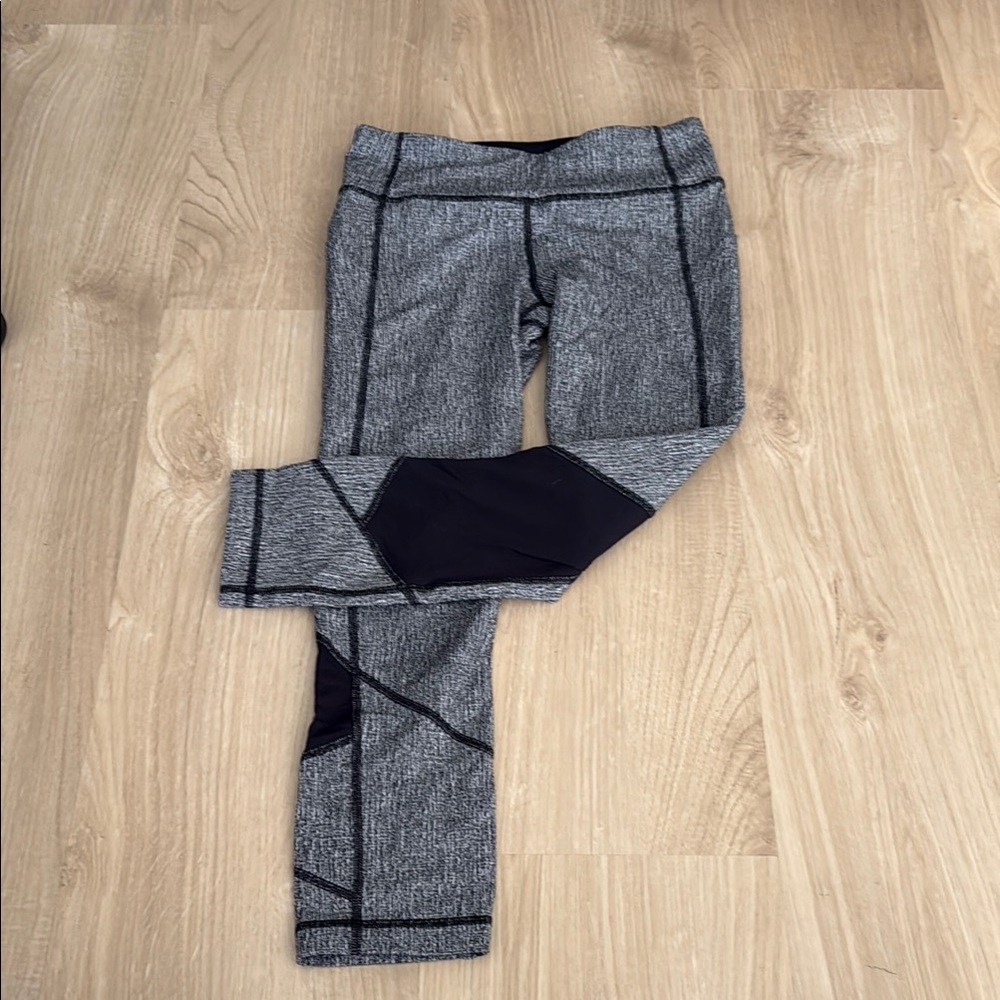 Gray Lululemon Cropped Leggings